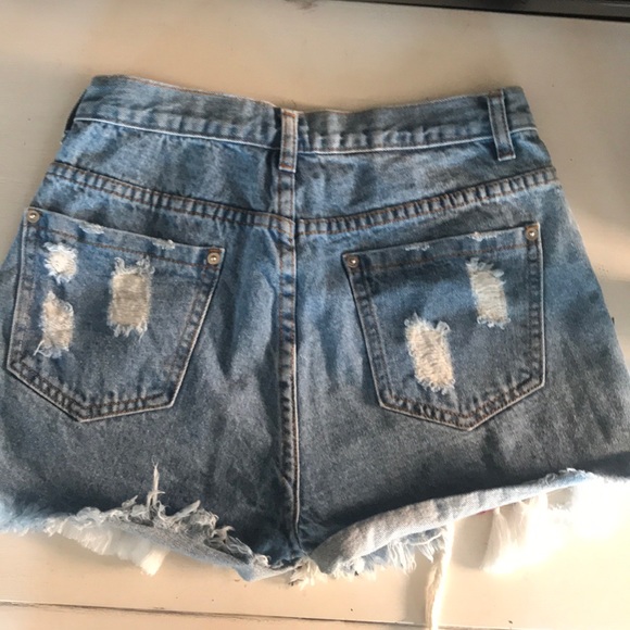 Stagecoach Denim shorts with plaid pockets - Picture 5 of 7